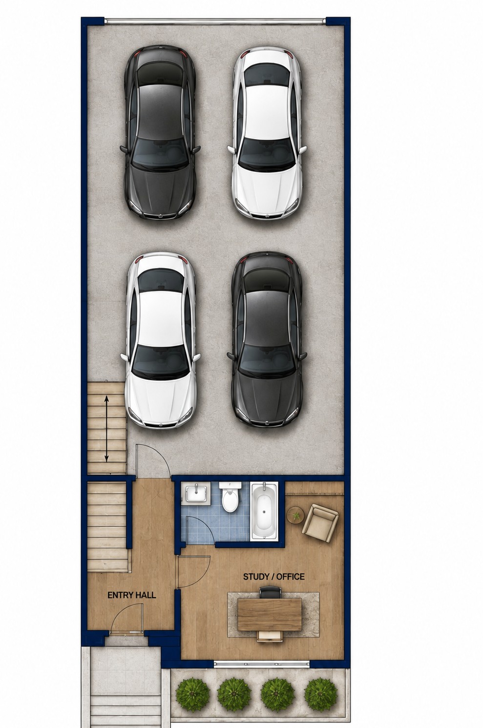 Bragg Brownstone floor plans