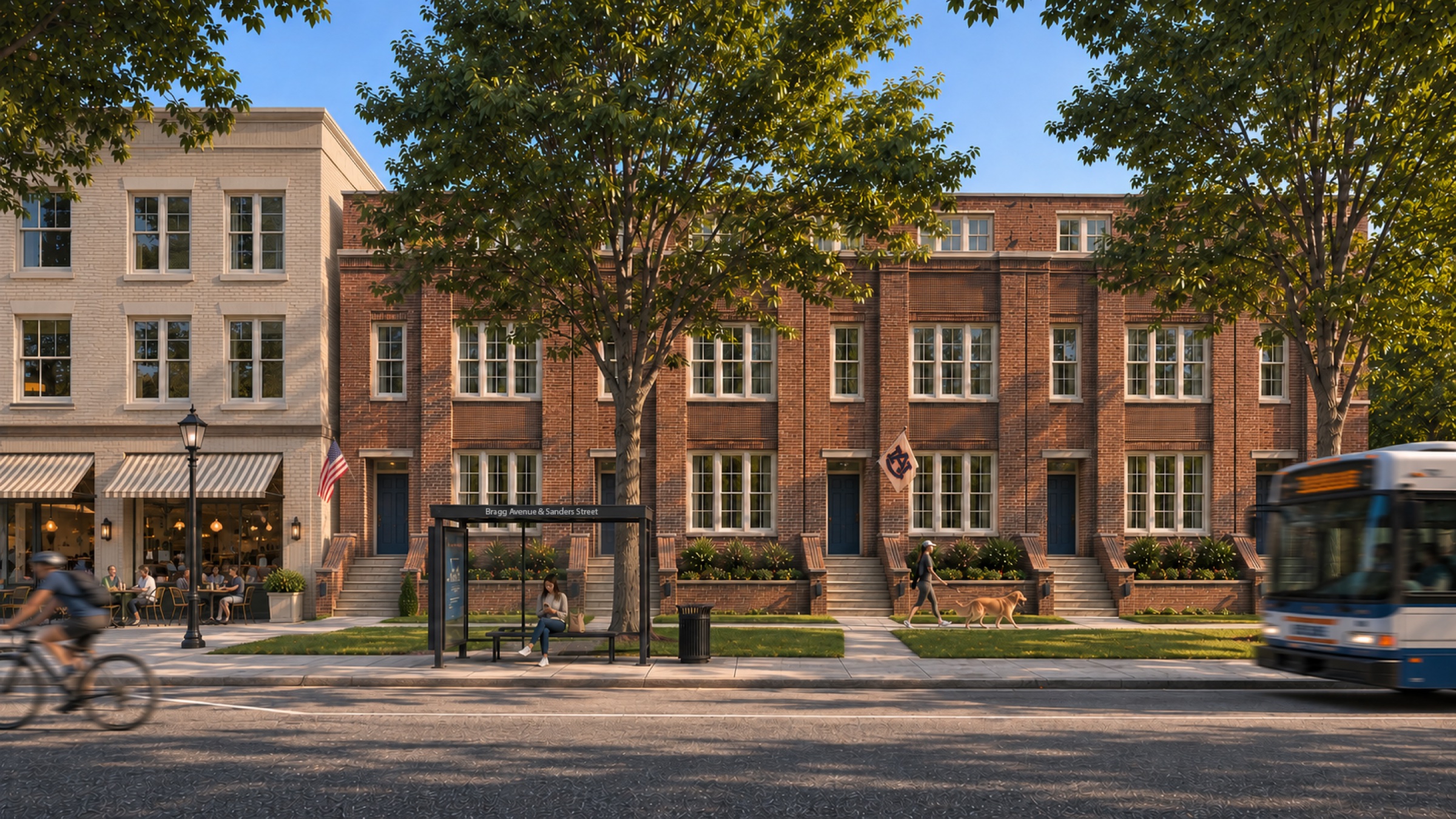 Bragg Brownstones exterior