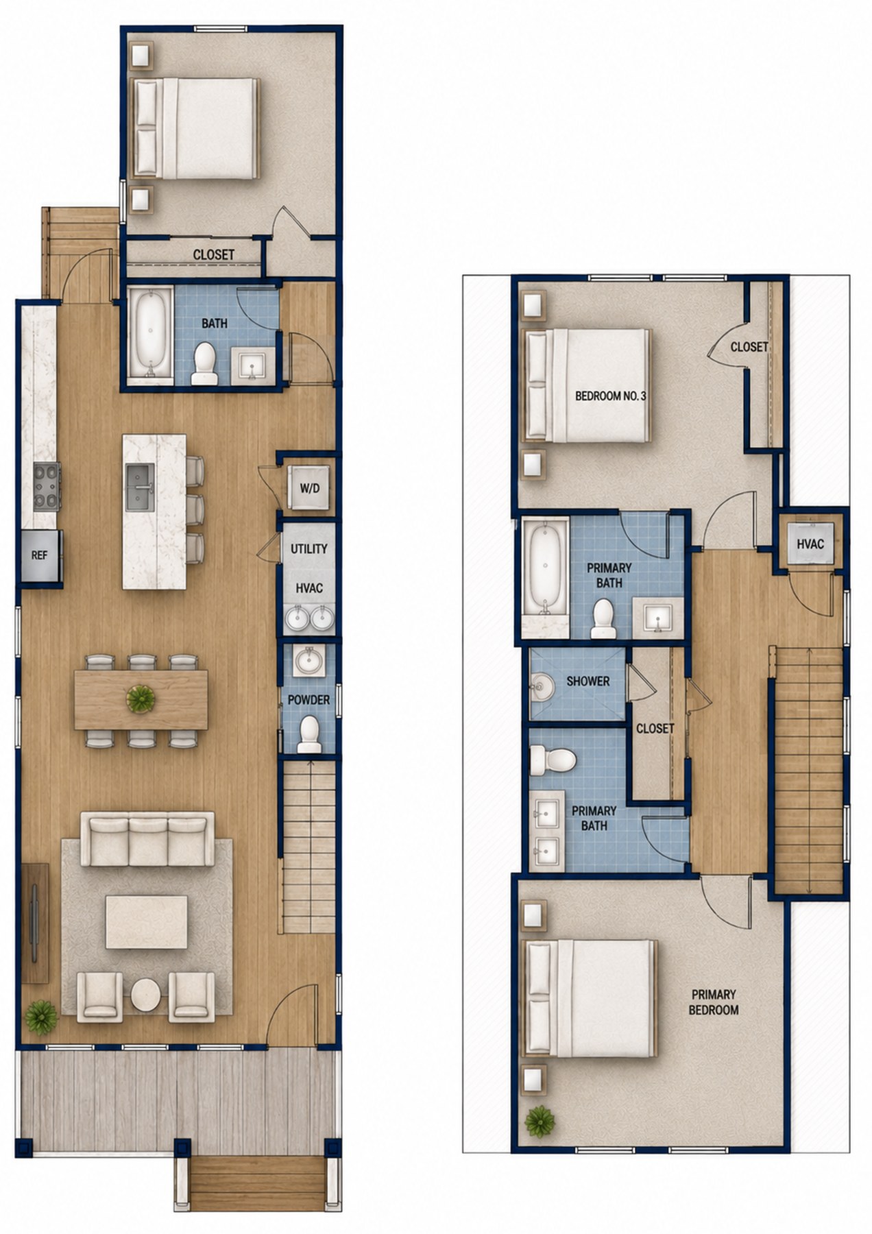 Cottage C Floor Plan