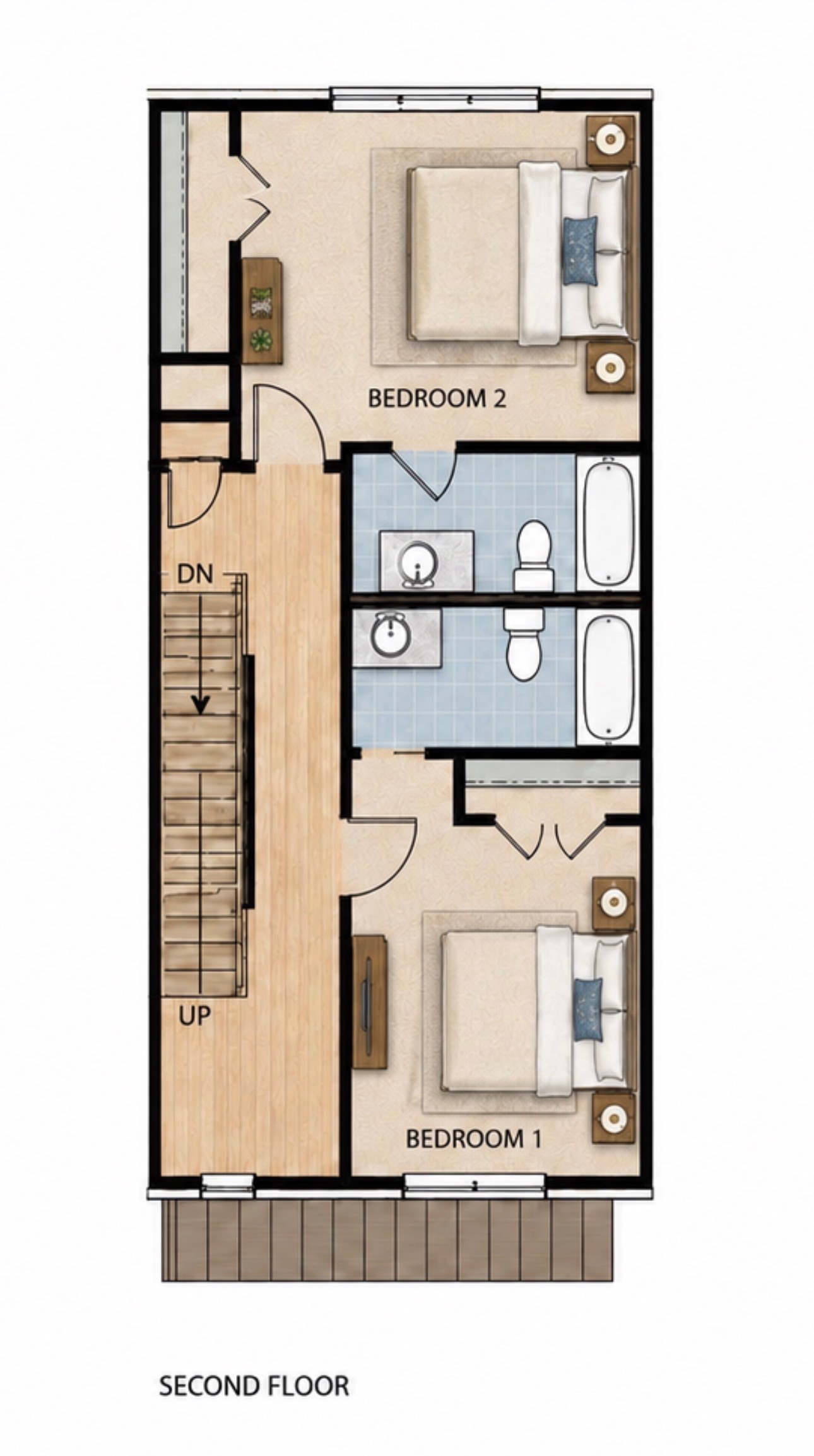 4 Bedroom second floor